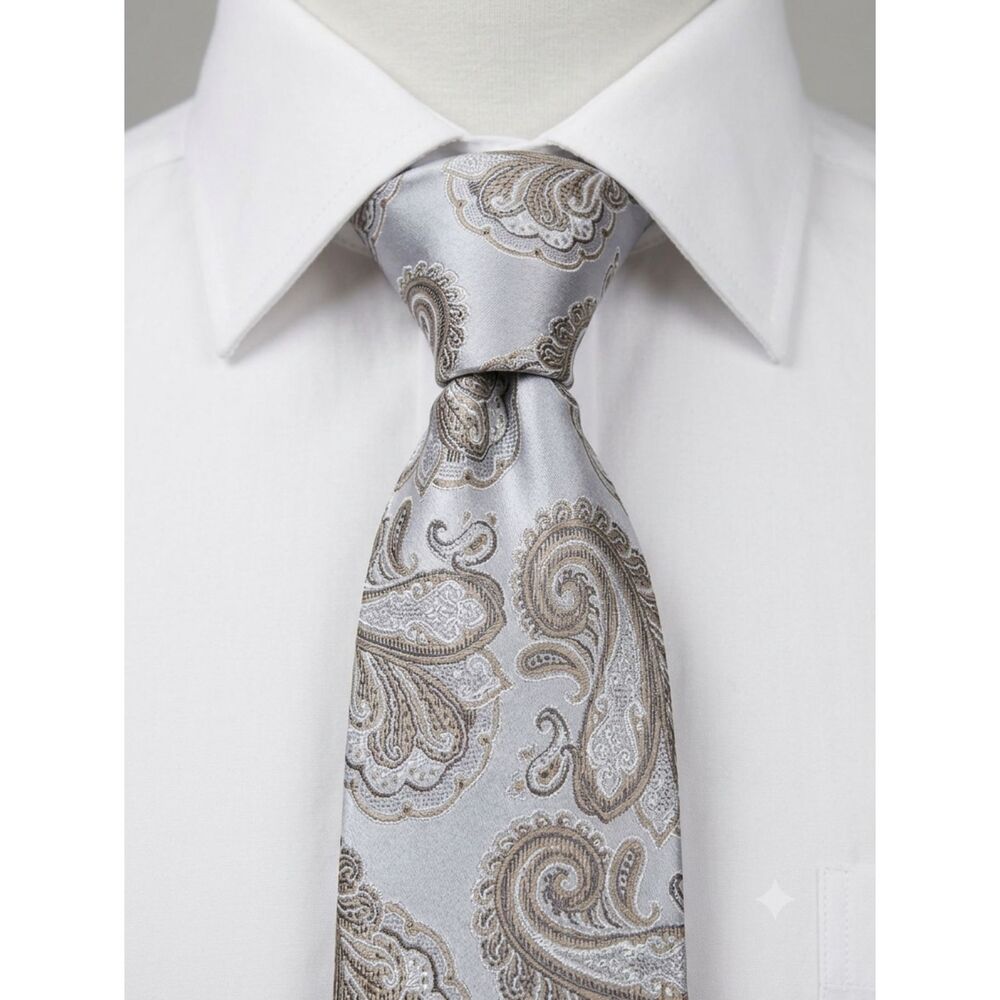 Zianetti Italian Silk Paisley Tie Luxury Designer Neckwear Classic Gift Idea